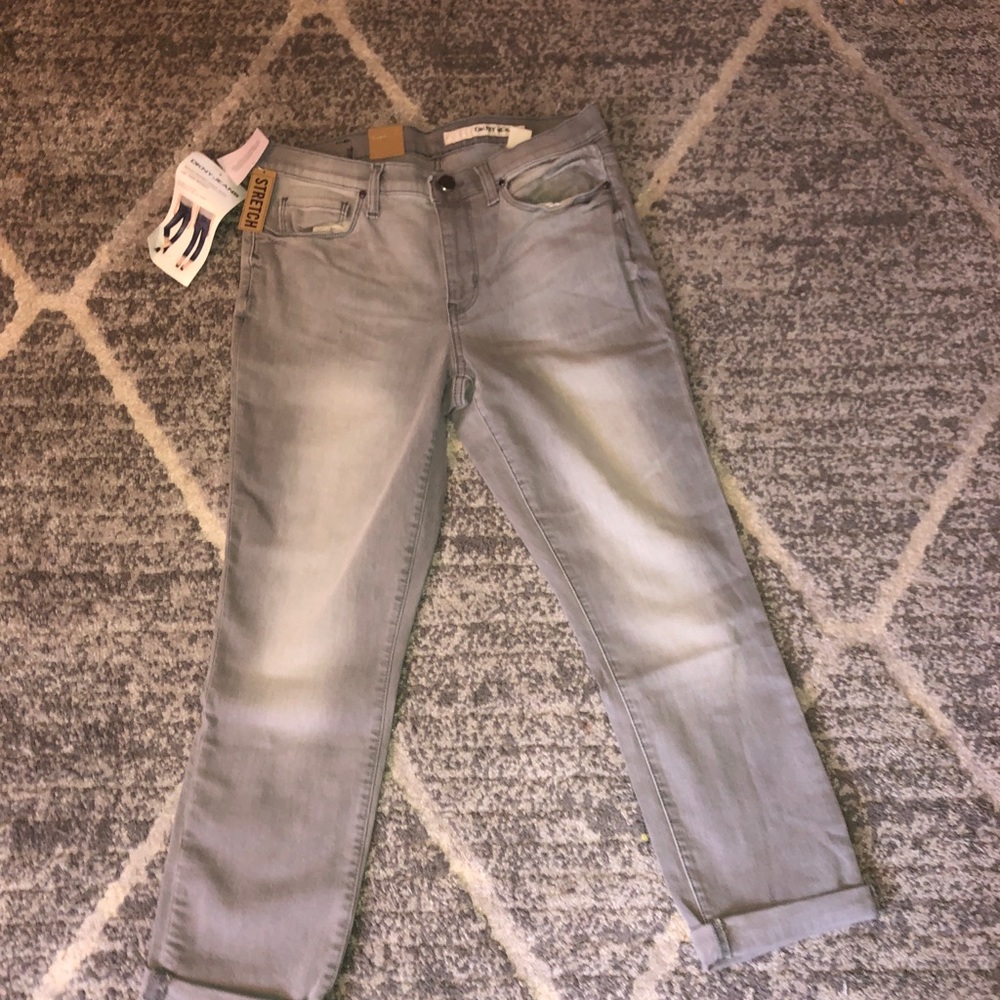 DKNY soho crop jeans- mid rise skinny